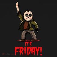 It's Friday Funny Halloween Horror Movie Ornament thumb 1