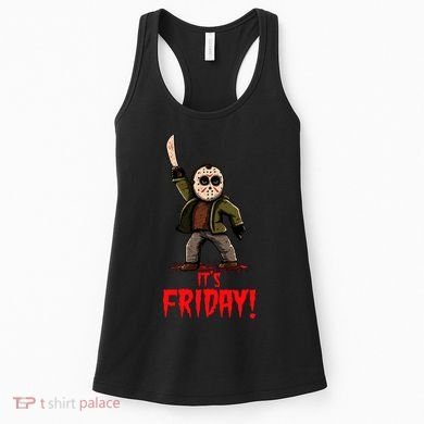 It's Friday Funny Halloween Horror Movie Women's Tank Top