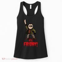 It's Friday Funny Halloween Horror Movie Women's Tank Top thumb 0