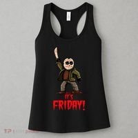 It's Friday Funny Halloween Horror Movie Women's Tank Top thumb 3