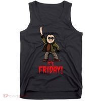 It's Friday Funny Halloween Horror Movie Tank Top thumb 0