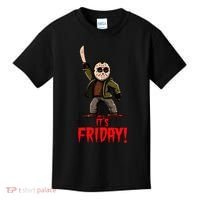 It's Friday Funny Halloween Horror Movie Kids T-Shirt thumb 0