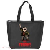 It's Friday Funny Halloween Horror Movie Tote Bag thumb 0