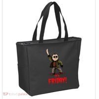 It's Friday Funny Halloween Horror Movie Tote Bag thumb 2