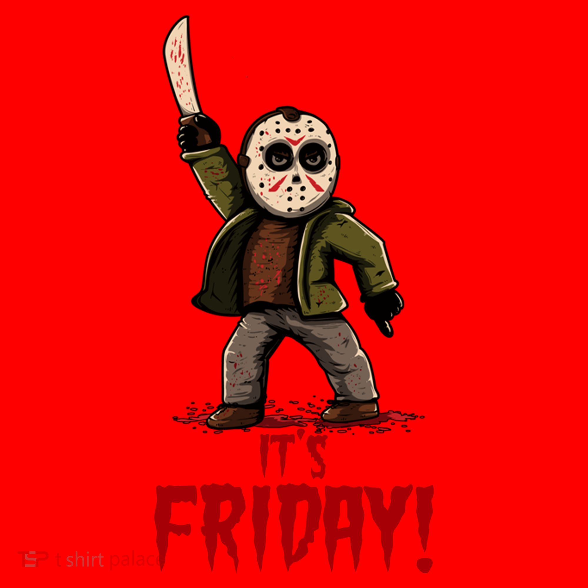 It's Friday Funny Halloween Horror Movie Santa Hat