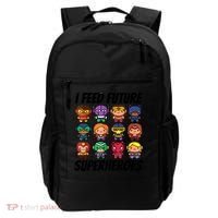 I Feed Future Superheroes School Lunch Lady Squad Backpack thumb 0