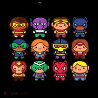 I Feed Future Superheroes School Lunch Lady Squad Coaster thumb 2