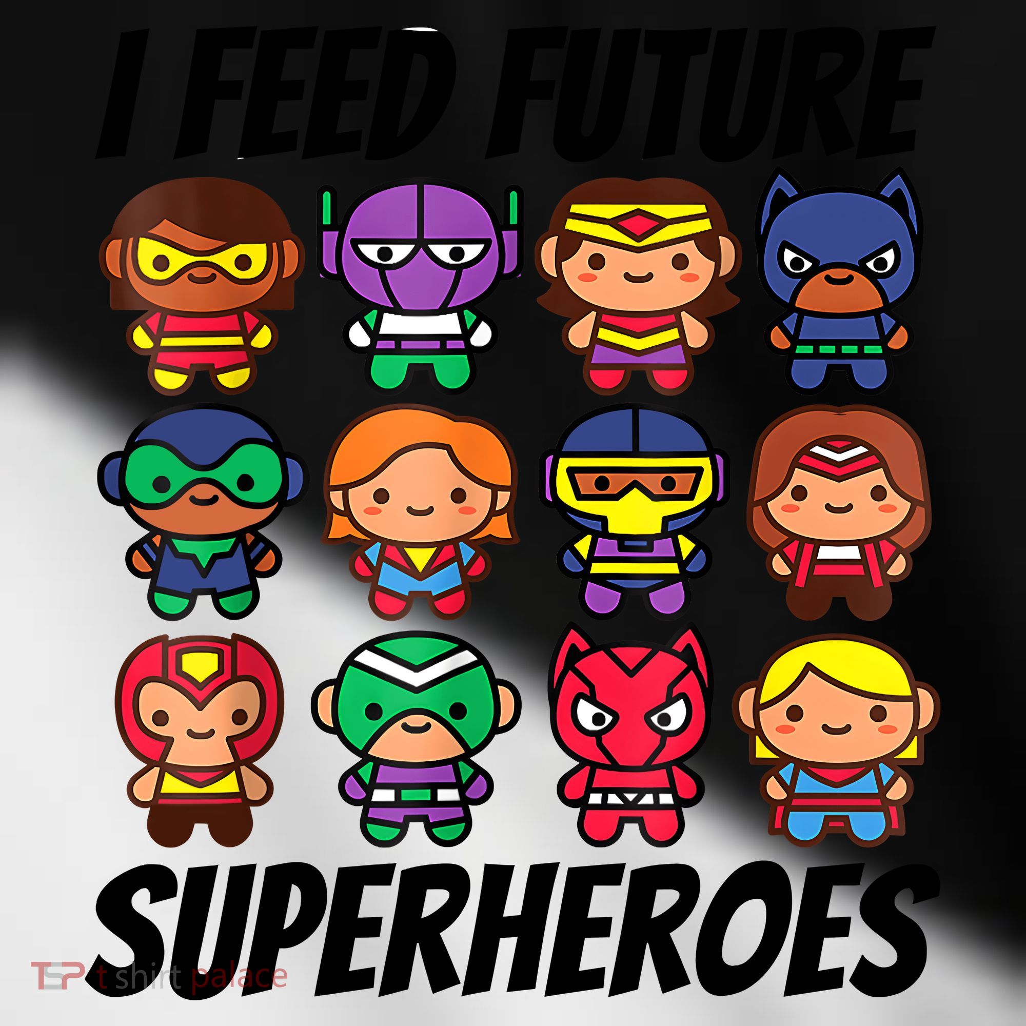 I Feed Future Superheroes School Lunch Lady Squad Toddler Fine Jersey T-Shirt