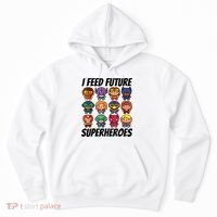 I Feed Future Superheroes School Lunch Lady Squad Hoodie thumb 0