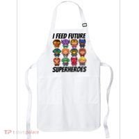 I Feed Future Superheroes School Lunch Lady Squad Apron thumb 0