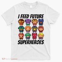 I Feed Future Superheroes School Lunch Lady Squad T-Shirt thumb 0