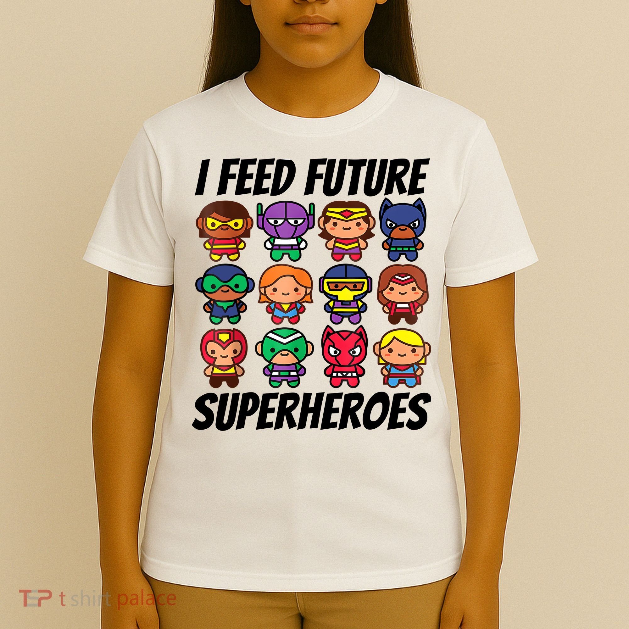 I Feed Future Superheroes School Lunch Lady Squad T-Shirt