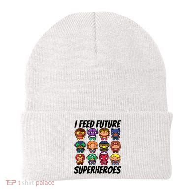 I Feed Future Superheroes School Lunch Lady Squad Beanie