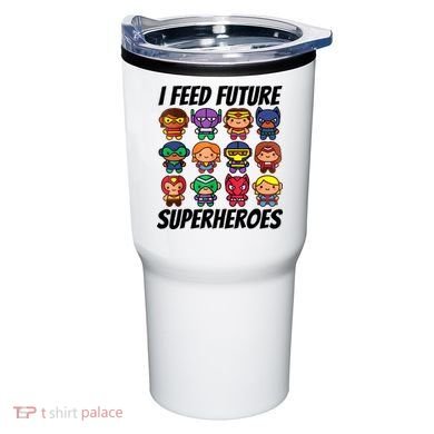 I Feed Future Superheroes School Lunch Lady Squad Tumbler