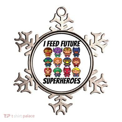 I Feed Future Superheroes School Lunch Lady Squad Ornament