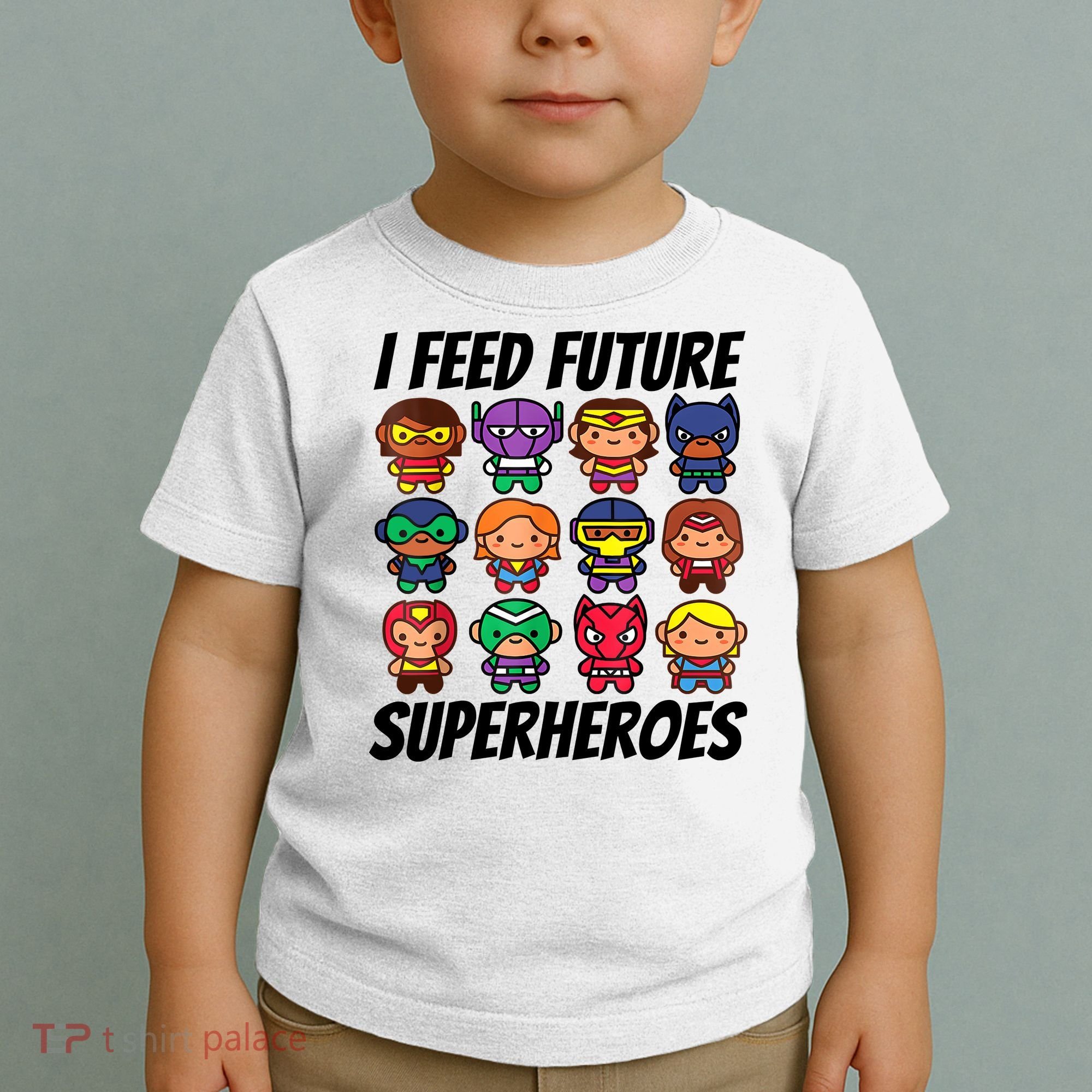 I Feed Future Superheroes School Lunch Lady Squad Toddler T-Shirt