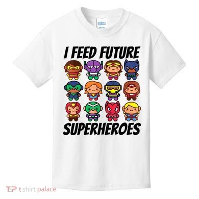I Feed Future Superheroes School Lunch Lady Squad Kids T-Shirt