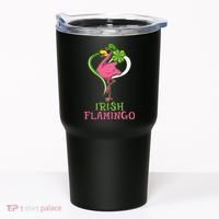 Irish Flamingo Funny St Patricks Day Tumbler thumb 0