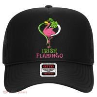Irish Flamingo Funny St Patricks Day Hat thumb 0