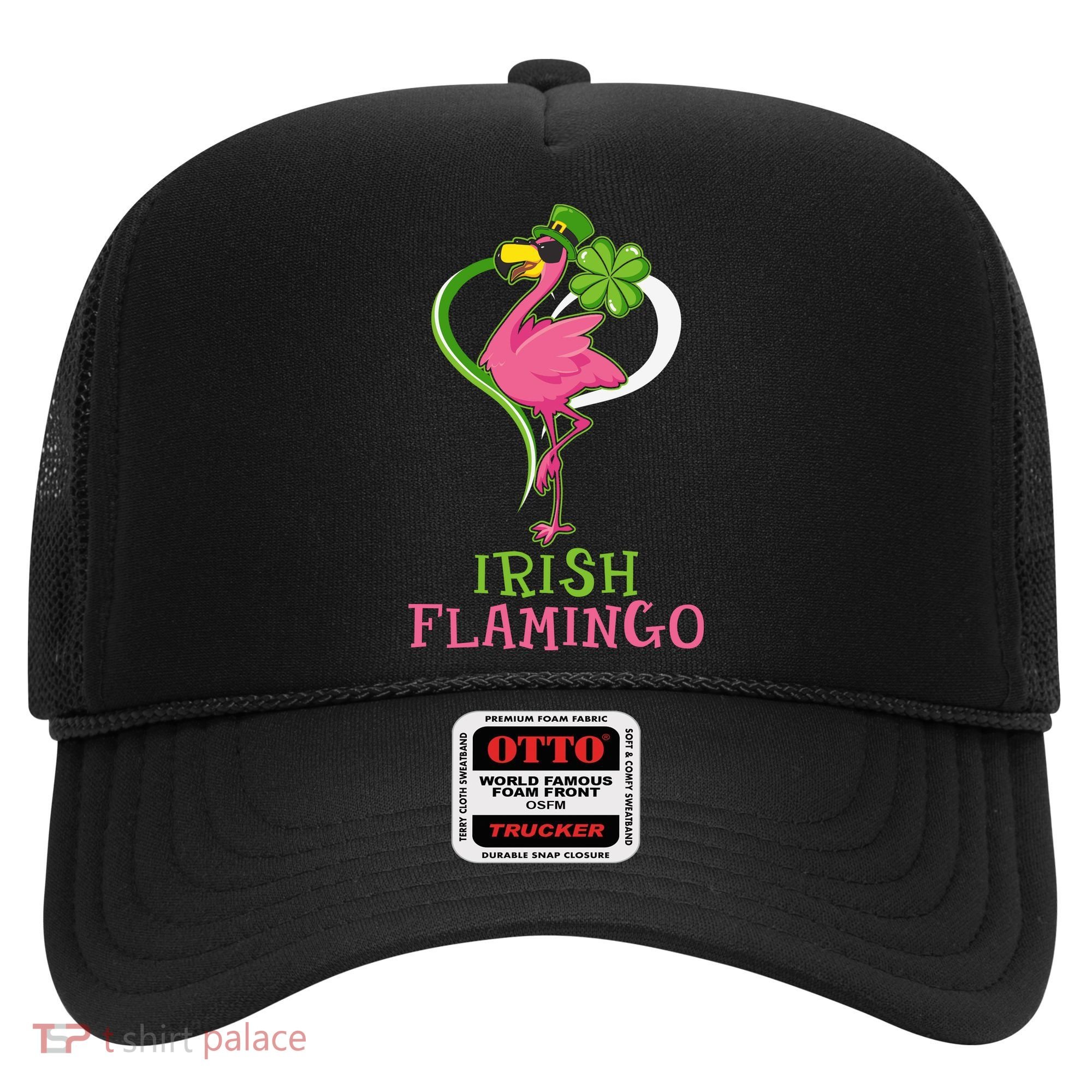 Irish Flamingo Funny St Patricks Day Hat