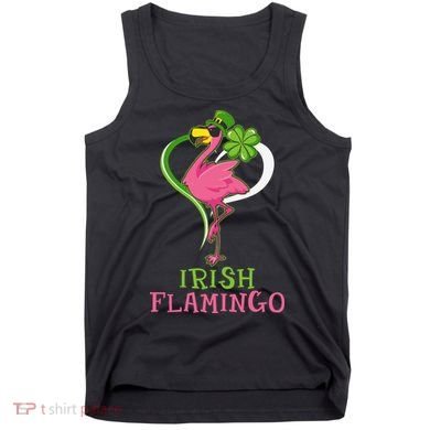 Irish Flamingo Funny St Patricks Day Tank Top