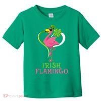 Irish Flamingo Funny St Patricks Day Toddler T-Shirt thumb 0