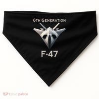 Imagination F47 Fighter Jet USA-Made Doggie Bandana thumb 0