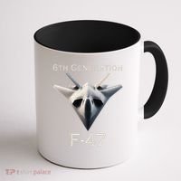 Imagination F47 Fighter Jet Coffee Mug thumb 1