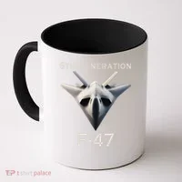 Imagination F47 Fighter Jet Coffee Mug thumb 0