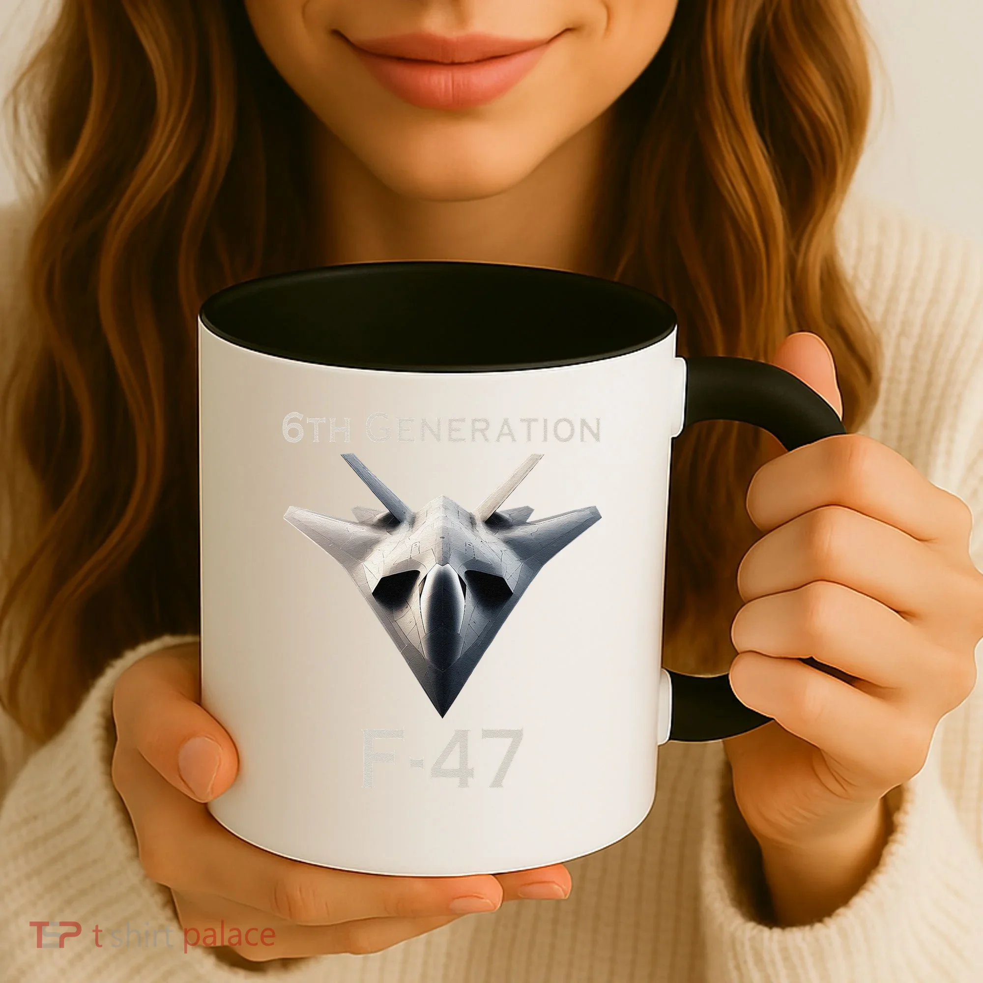 Imagination F47 Fighter Jet Coffee Mug