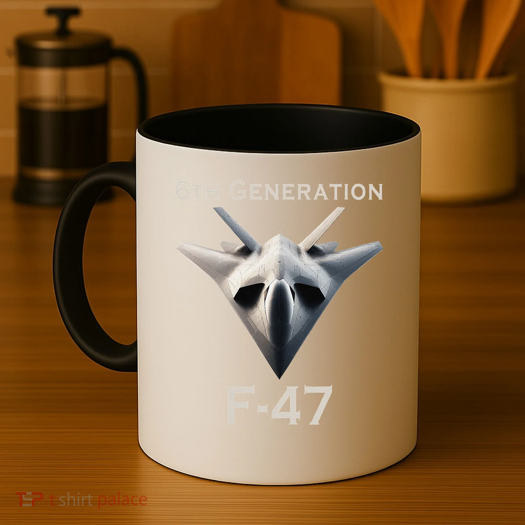 Imagination F47 Fighter Jet Coffee Mug