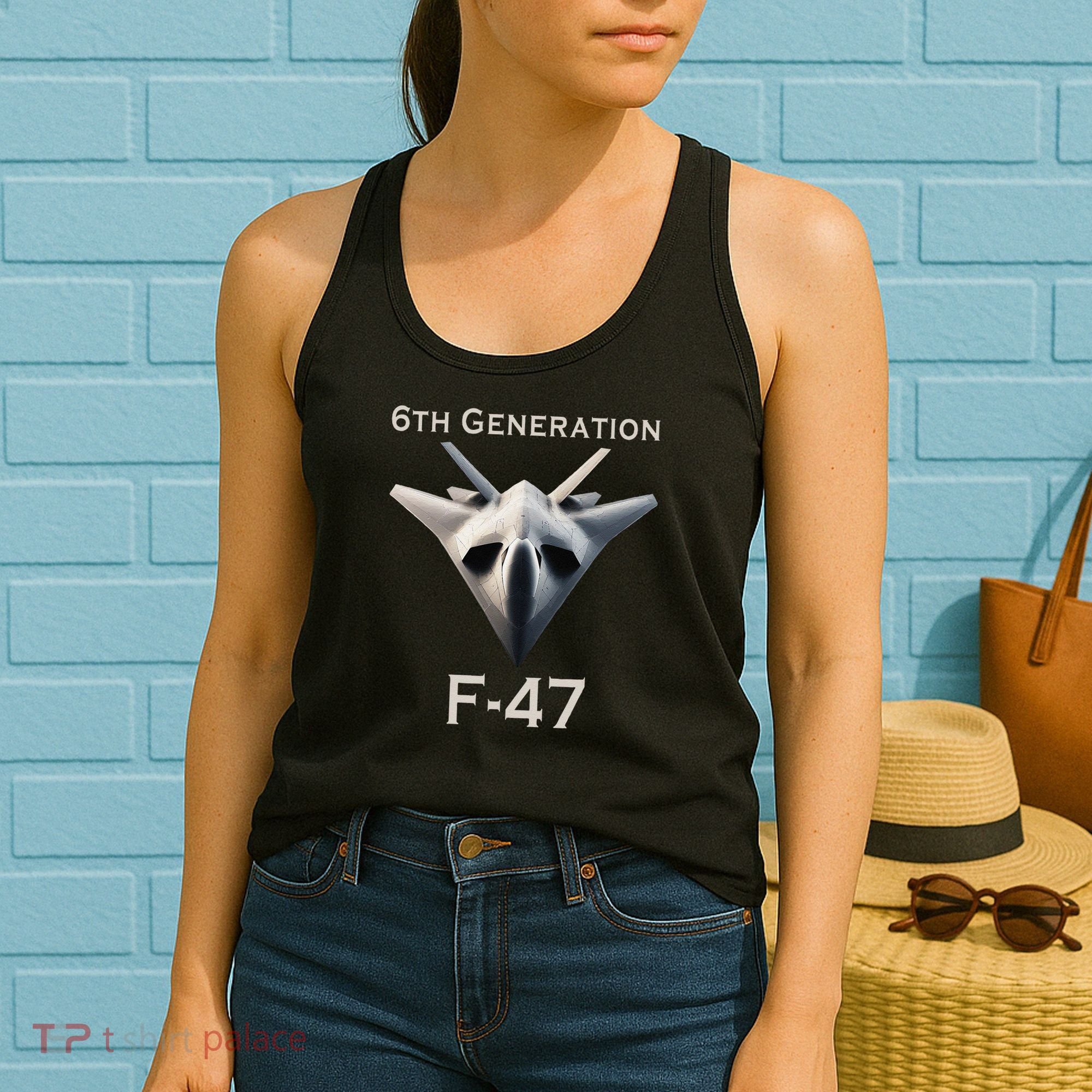 Imagination F47 Fighter Jet Women's Tank Top