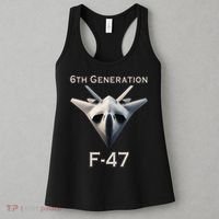 Imagination F47 Fighter Jet Women's Tank Top thumb 3