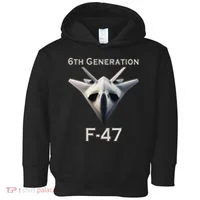 Imagination F47 Fighter Jet Toddler Hoodie thumb 0