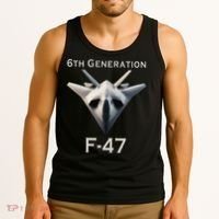 Imagination F47 Fighter Jet Tank Top thumb 3