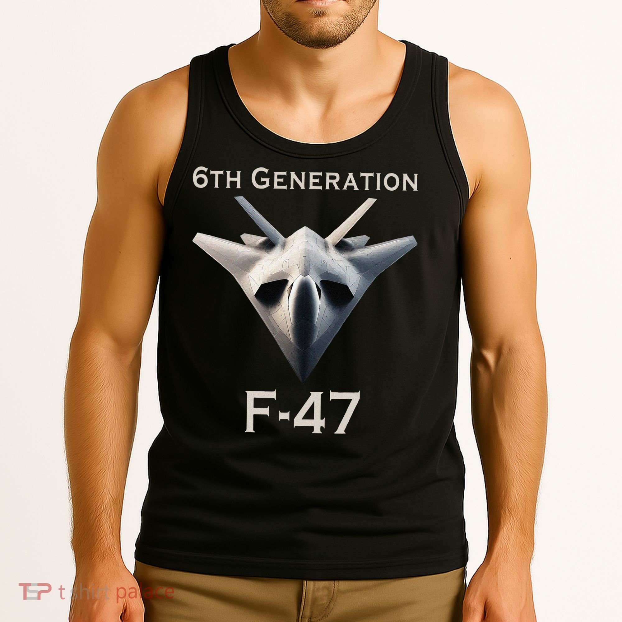 Imagination F47 Fighter Jet Tank Top