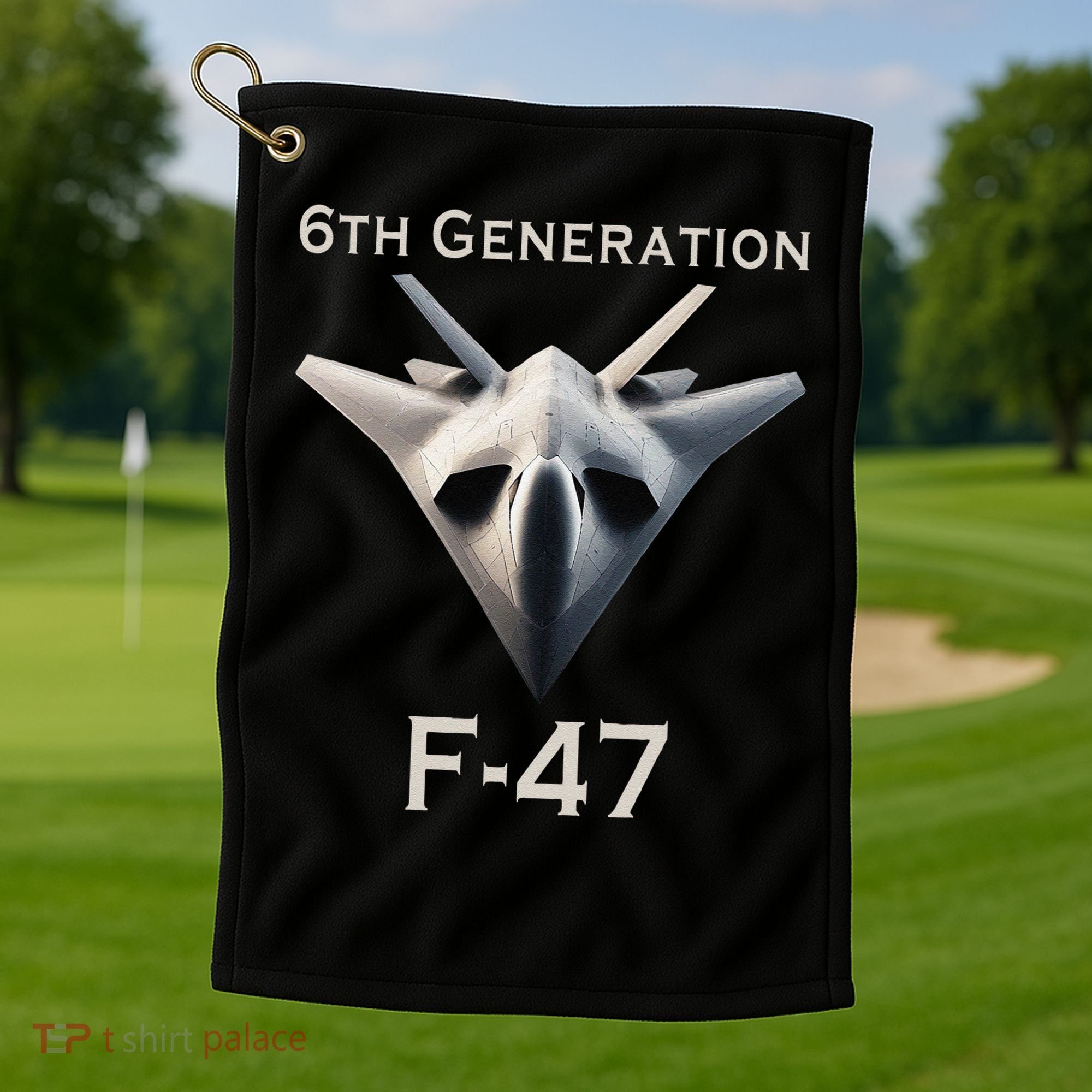 Imagination F47 Fighter Jet Golf Towel