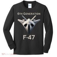 Imagination F47 Fighter Jet Kids Long Sleeve Shirt thumb 0