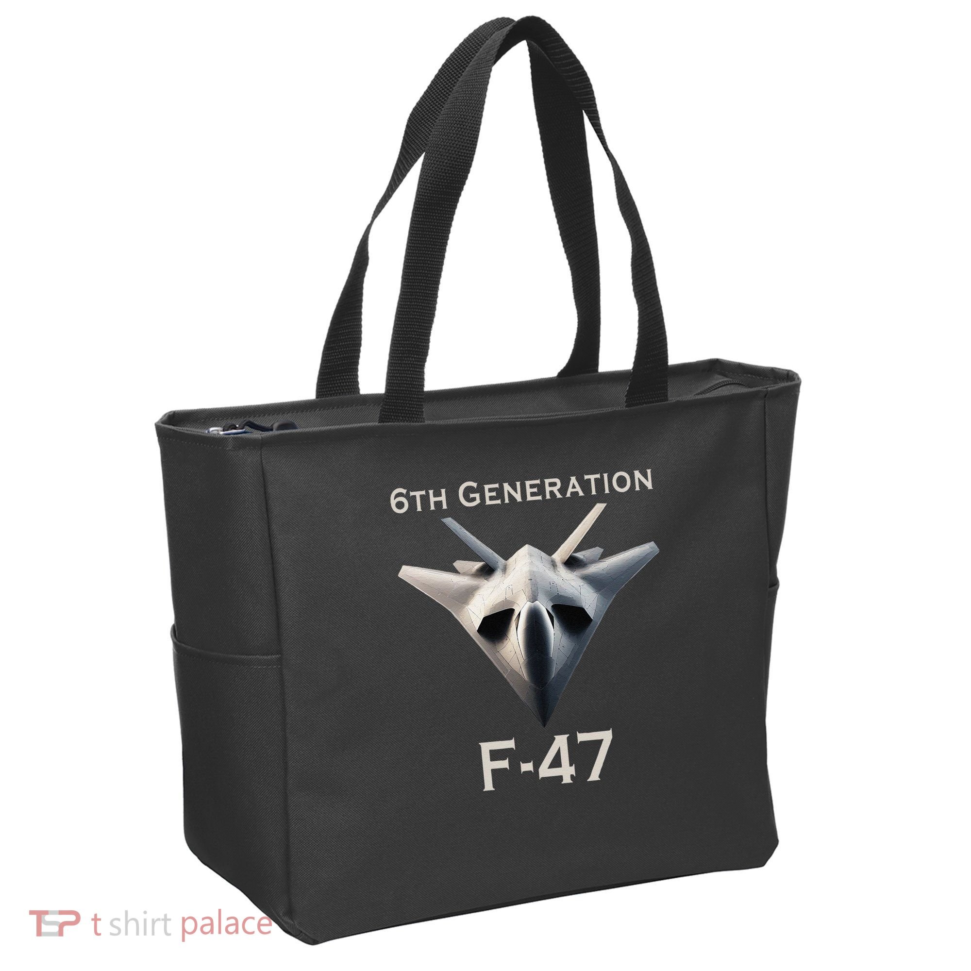 Imagination F47 Fighter Jet Tote Bag