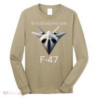 Imagination F47 Fighter Jet Long Sleeve Shirt thumb 0