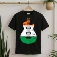 Ireland Flag Guitar Vintage Musician T-Shirt thumb 2