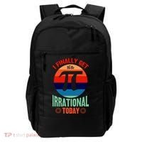 I Finally Get To Be Irrational Today Pie Day 3.14 Backpack thumb 0