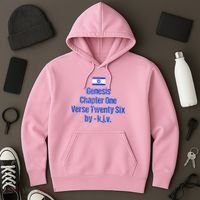 Israel Flag G.E.N.E.S.I.S Chapter One Verse Twenty Six Hoodie thumb 3
