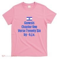 Israel Flag G.E.N.E.S.I.S Chapter One Verse Twenty Six T-Shirt thumb 0