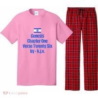 Israel Flag G.E.N.E.S.I.S Chapter One Verse Twenty Six Pajama Set thumb 0