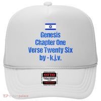 Israel Flag G.E.N.E.S.I.S Chapter One Verse Twenty Six Hat thumb 0