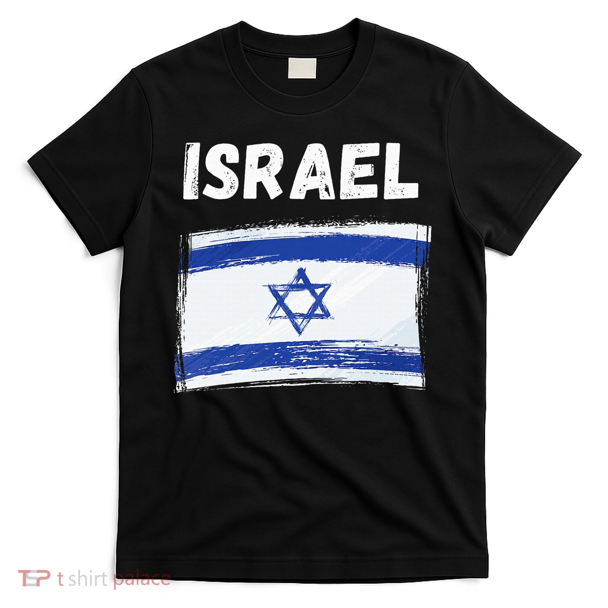 Israel Flag Holiday Vintage Grunge Israeli Flag T-Shirt