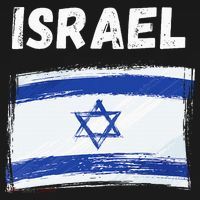 Israel Flag Holiday Vintage Grunge Israeli Flag T-Shirt thumb 7