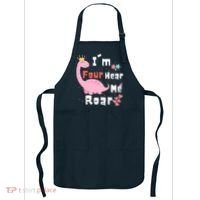 I'm Four Hear Me Roar Dinosaur 4th Birthday Party Apron thumb 0