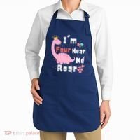 I'm Four Hear Me Roar Dinosaur 4th Birthday Party Apron thumb 2